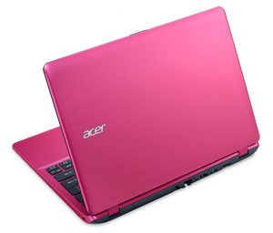 Rózsaszín laptop